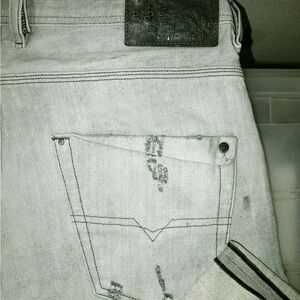 Diesel Krooley Gray Italian Jeans